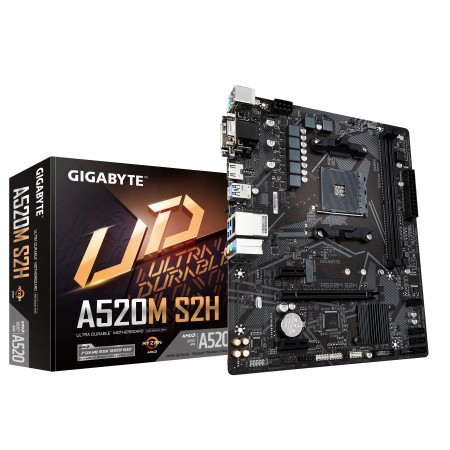 GIGABYTE A520M S2H motherboard AMD A520 Socket AM4 micro ATX