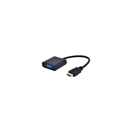 Gembird A-HDMI-VGA-03 video cable adapter 0.15 m HDMI Type A (Standard) VGA (D-Sub) Black