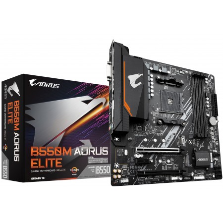 GIGABYTE B550M AORUS ELITE motherboard AMD B550 Socket AM4 micro ATX