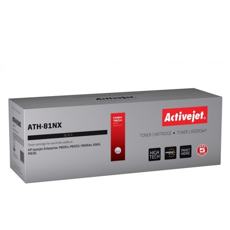 Activejet ATH-81NX toner (replacement for HP 81X CF281X- Supreme- 25000 pages- black)