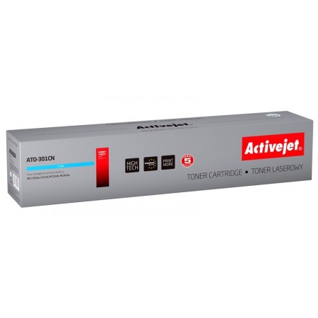 Activejet ATO-301CN toner for OKI printer- OKI 44973535 replacement- Supreme- 1500 pages- cyan