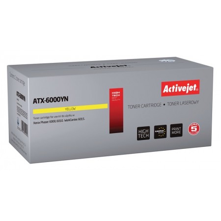 Activejet ATX-6000YN Toner (replacement for Xerox 106R01633- Supreme- 1000 pages- yellow)