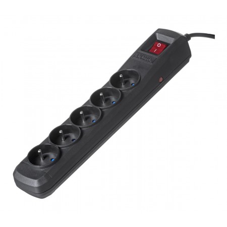 Activejet black power strip with cord ACJ COMBO 5G 1,5M/BEZP.AUTO/CZ