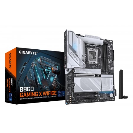 GIGABYTE B860 GAMING X WIFI6E motherboard Intel B860 LGA 1851 (Socket V1) ATX