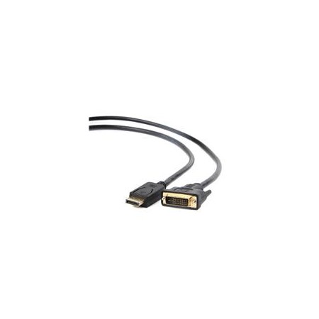 Gembird CC-DPM-DVIM-6 video cable adapter 1.8 m DisplayPort DVI Black