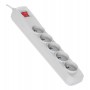 Activejet grey power strip with cord ACJ COMBO 5G/5M/BEZP. AUT/S