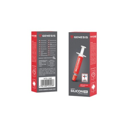 GENESIS SILICON 701 pasta térmica Gordura térmica 0,5 g
