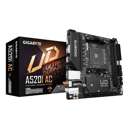 GIGABYTE A520I AC motherboard AMD A520 Socket AM4 mini ITX