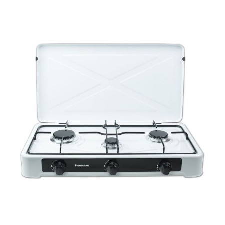 Countertop Hob Gas Ravanson K-03TB [white- 3 zone(s)]