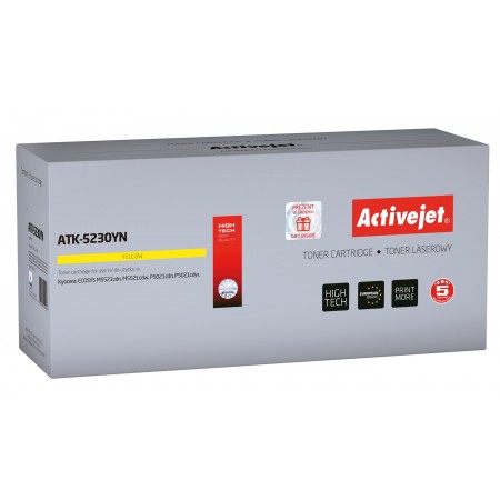 Activejet ATK-5230YN toner (replacement for Kyocera TK-5230Y- Supreme- 2200 pages- yellow)