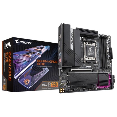 GIGABYTE B650M AORUS ELITE motherboard AMD B650 Ranhura AM5 ATX