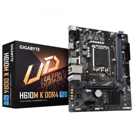 GIGABYTE H610M K DDR4 motherboard Intel H610 Express LGA 1700 micro ATX