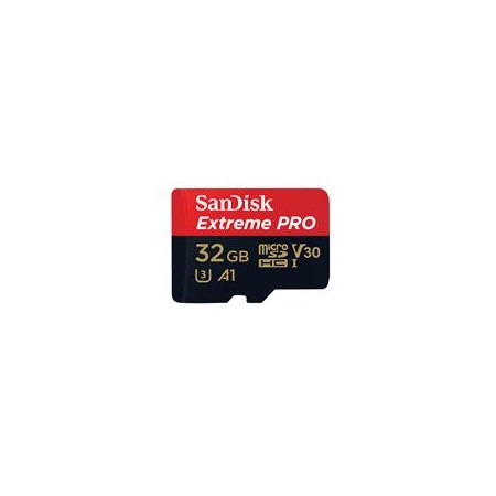 Sandisk Extreme Pro memory card 32 GB MicroSDHC Class 10 UHS-I