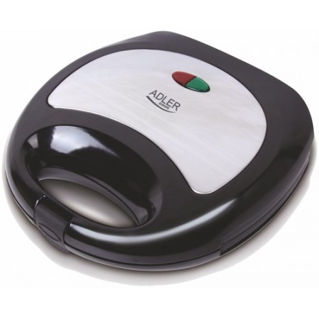 Adler AD 3015 sandwich maker 750 W Black, Silver