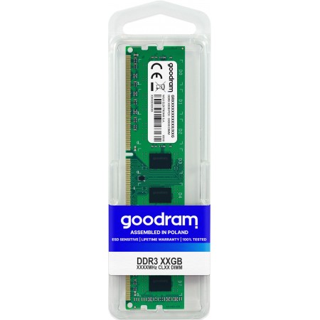 Goodram GR1333D364L9S 4G módulo de memória 4 GB 1 x 4 GB DDR3 1333 MHz