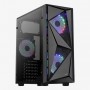 Aerocool Glider Cosmo-A-BK-v2 Midi Tower Black