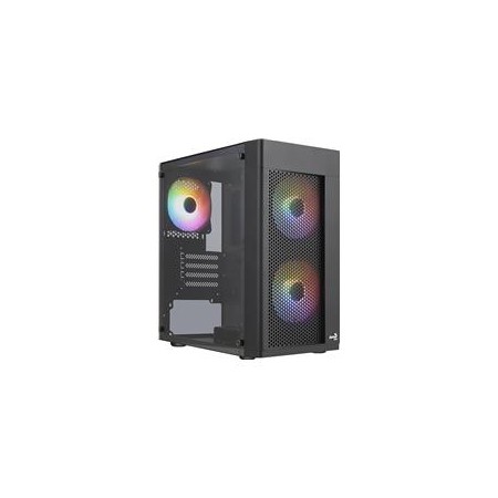 Aerocool HEXFORMBKV2 Micro ATX PC Case 3 Fans FRGB Black