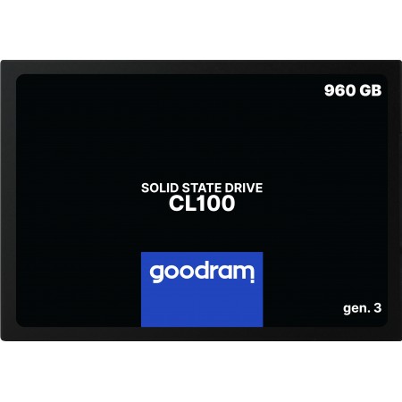 Goodram CL100 gen.3 960 GB 2.5" Serial ATA III 3D NAND