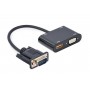 Gembird A-VGA-HDMI-02 video cable adapter 0.15 m HDMI + VGA (D-Sub) VGA (D-Sub) Black