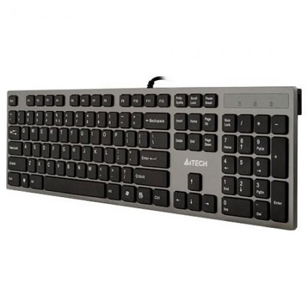 A4Tech KV-300H keyboard USB QWERTY Black, Grey