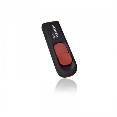 ADATA 32GB C008 unidade de memória USB USB Type-A 2.0 Preto, Vermelho