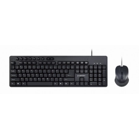 Gembird KBS-UM-04 keyboard Mouse included Universal USB QWERTY US English Black