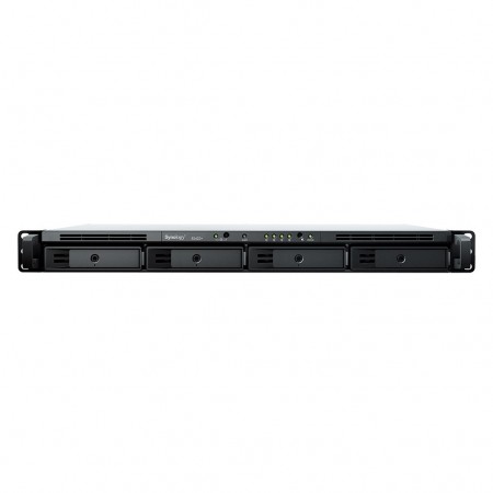 Synology RackStation RS422+ NAS/storage server Rack (1U) Ryzen Embedded R1600 2 GB DDR4 DSM Black