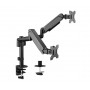 Gembird MA-DA2P-01 Adjustable desk 2-display mounting arm, 17”-32”, up to 9 kg