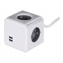 Allocacoc PowerCube Extended USB E(FR), 3m power extension 4 AC outlet(s)