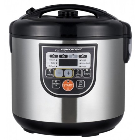 Esperanza EKG011 multi cooker 5 L 860 W Black, Stainless steel