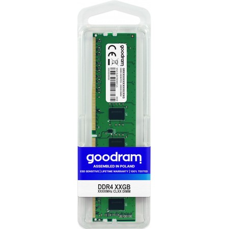 Goodram GR2400D464L17S 8G módulo de memória 8 GB 1 x 8 GB DDR4 2400 MHz