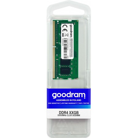 Goodram GR3200S464L22 32G módulo de memória 32 GB 1 x 32 GB DDR4 3200 MHz