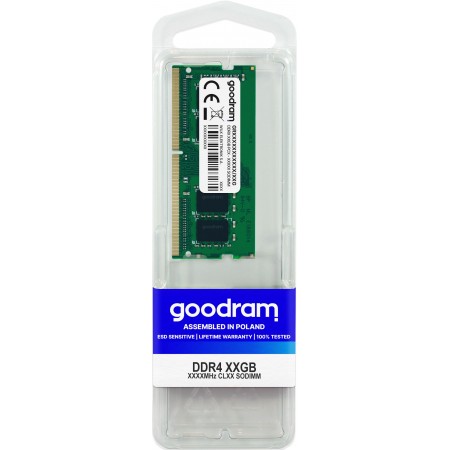 Goodram GR2666S464L19S 4G módulo de memória 4 GB 1 x 4 GB DDR4 2666 MHz