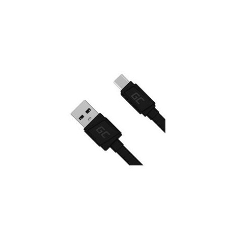 Green Cell KABGC03 USB cable 0.25 m USB A USB C Black