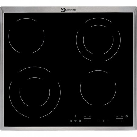 Electrolux EHF6342XOK hob Black Built-in Ceramic 4 zone(s)