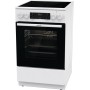 Gorenje GECS5C70WA fogão Fogão independente Eléctrico Bico em espiral Branco