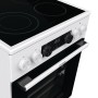 Gorenje GECS5C70WA fogão Fogão independente Eléctrico Bico em espiral Branco