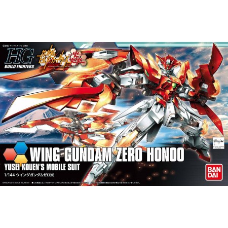 Bandai [033] HGBF Wing Gundam Zero Honoo Children Collectible figure