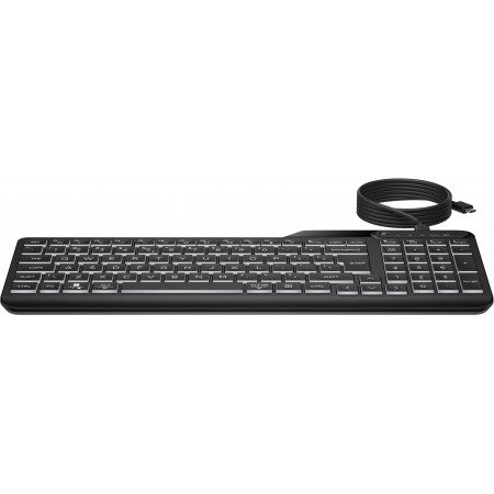 HP Teclado 400 Com Fios e com Retroiluminação