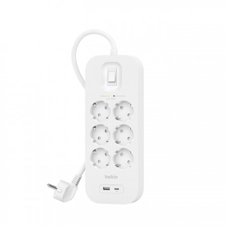 Belkin Connect White 6 AC outlet(s) 2 m