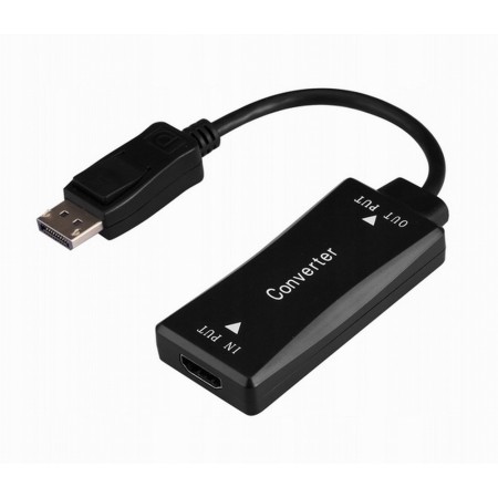 Gembird A-HDMIF30-DPM-01 video cable adapter 0.15 m HDMI Type A (Standard) DisplayPort Black