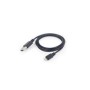 Gembird CC-USB2-AMLM-1M lightning cable Black