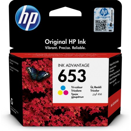 HP 653 1 pc(s) Original Standard Yield Cyan, Magenta, Yellow