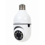 Gembird Slimme wifi camera 1080p draaibaar E27 Draaifitting kan in een lamp aansluiting.