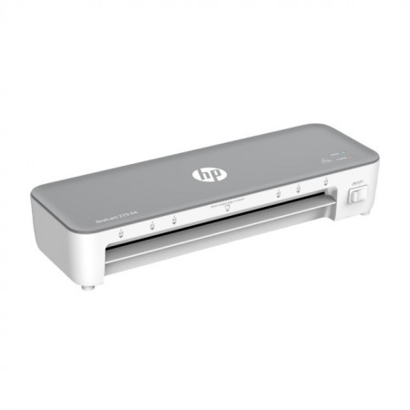 HP OneLam 270 laminator, A4, Hot, 5 pouches: A4/80 mic, grey