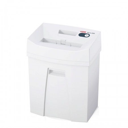 HSM Pure 220 paper shredder Particle-cut shredding 22.5 cm White