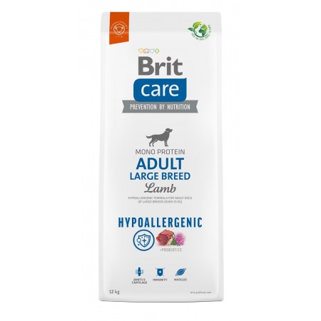 BRIT Care Hypoallergenic Adult Large Breed Lamb - dry dog food - 12 kg