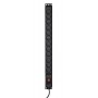 Activejet COMBO 12 socket power strip 1,5m black