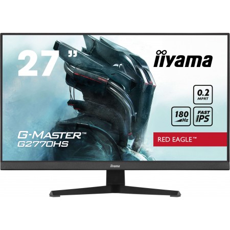 iiyama G-MASTER G2770HS-B1 monitor de ecrã 68,6 cm (27") 1920 x 1080 pixels Full HD LCD Preto