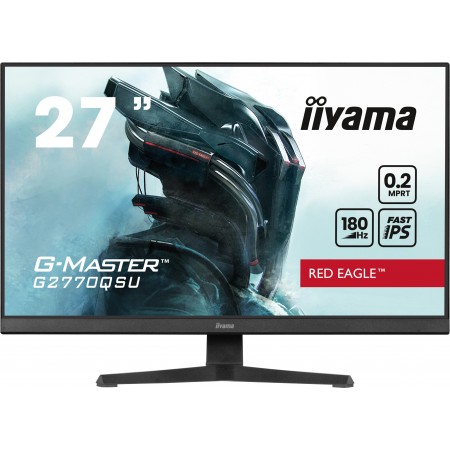 iiyama G-MASTER G2770QSU-B6 monitor de ecrã 68,6 cm (27") 2560 x 1440 pixels Wide Quad HD LED Preto